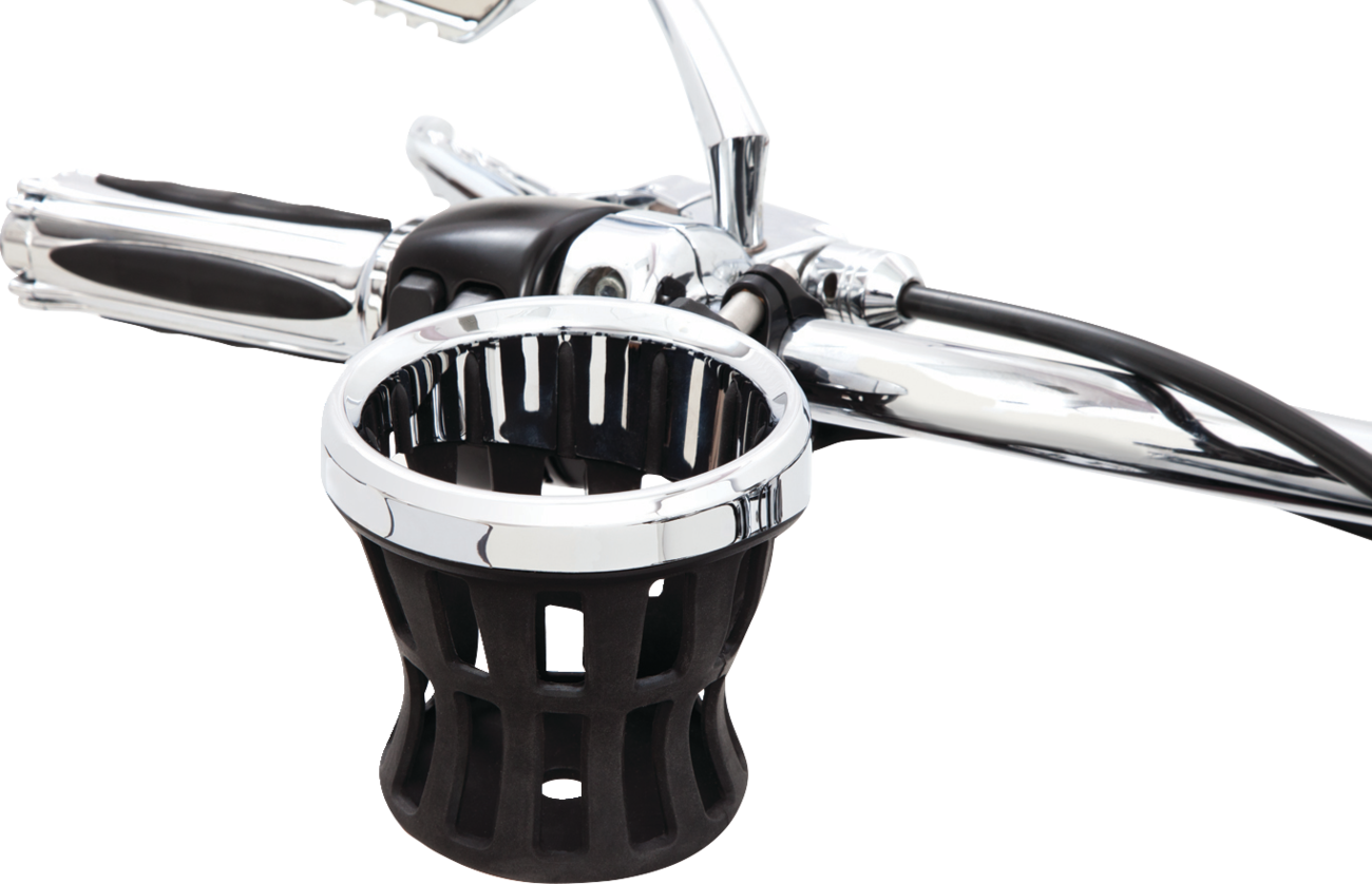 CIRO HOLDER DRINK GEN 2 CHROME, H-BAR MOUNT 7/8", 1" CHROME - Image 2