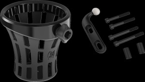 CIRO HOLDER DRINK BIG ASS GEN 2 BLACK, PERCH MOUNT BLACK