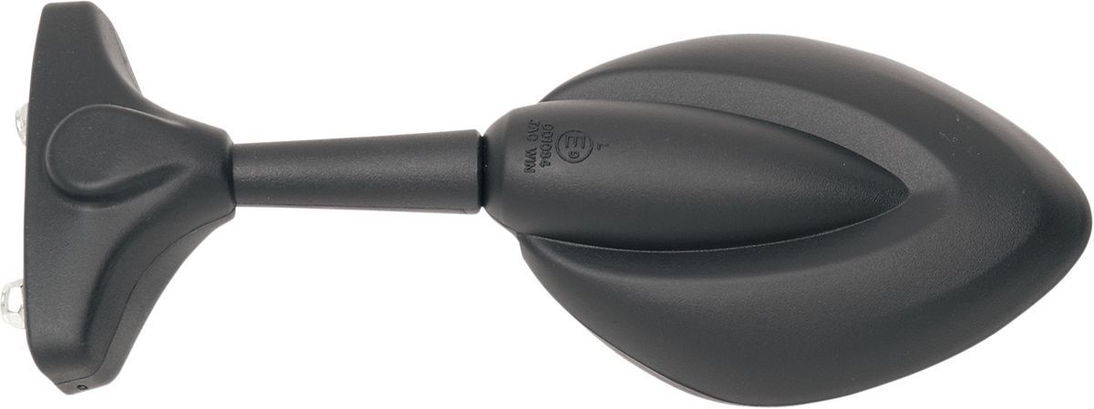 PARTS UNLIMITED Mirror - Side View - Teardrop - Black - Left/Right - Each