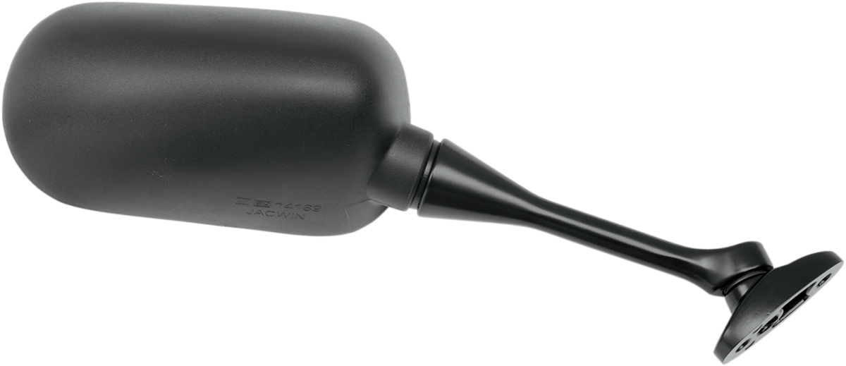 PARTS UNLIMITED Mirror - Side View - Rectangle - Black - Right