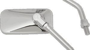 EMGO Mirrors - El Chico - Side View - Rectangle - Chrome - M10x1.25 - Pair