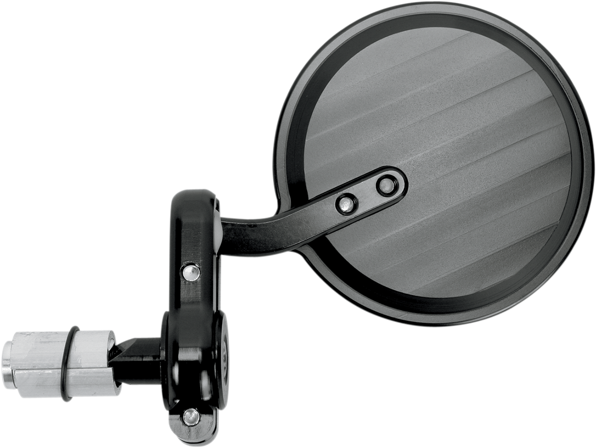 PSR Mirror - Giorgio/Fixed Mount - Side View/Bar-End - Round - Black