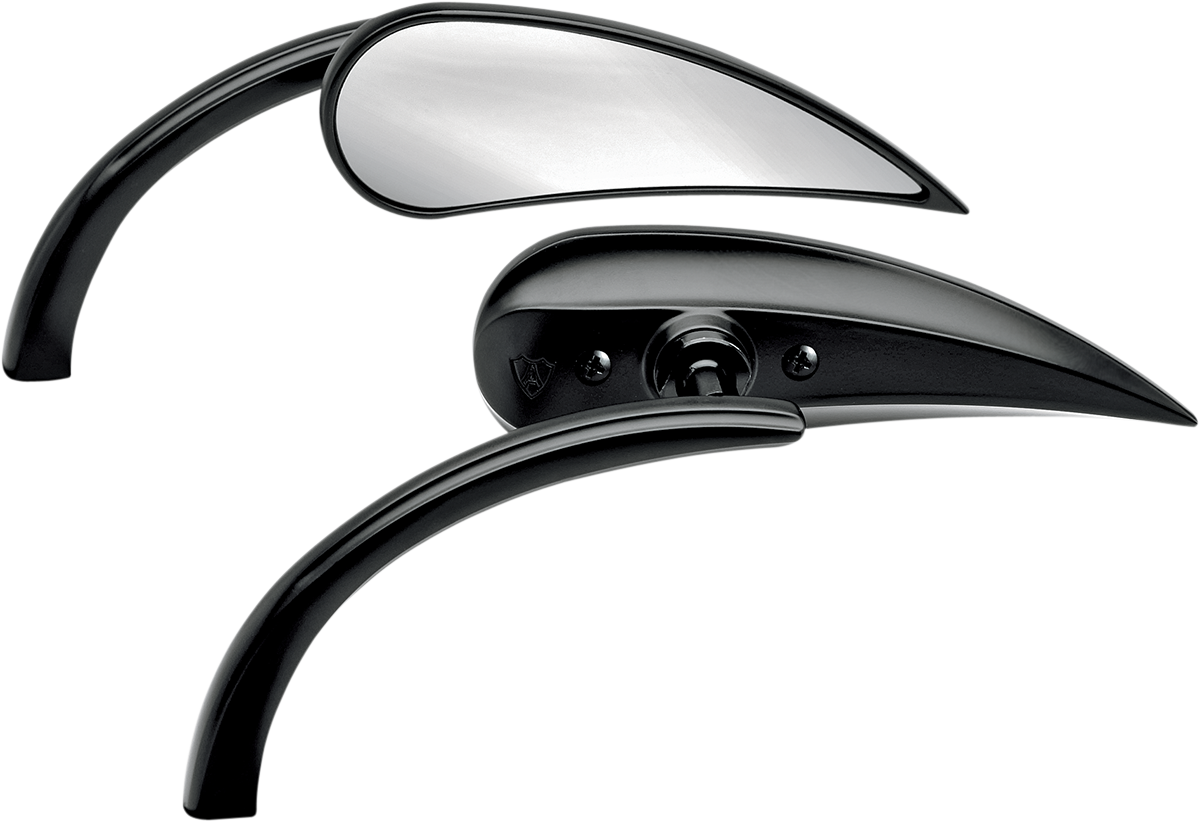 ARLEN NESS Mirror - Micro - Rad 2 - Side View - Teardrop - Black - Left