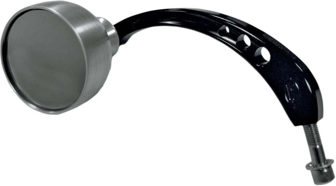 JOKER MACHINE Mirror - Beer Schooner - Side View - Round - Black/Silver - Left