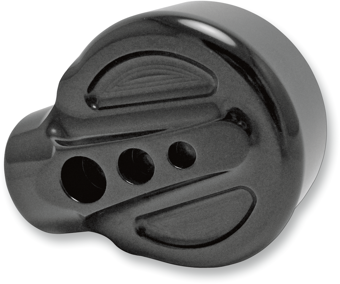 JOKER MACHINE Mirror - Concealed - Side View - Round - 2 Tech - Black - Each