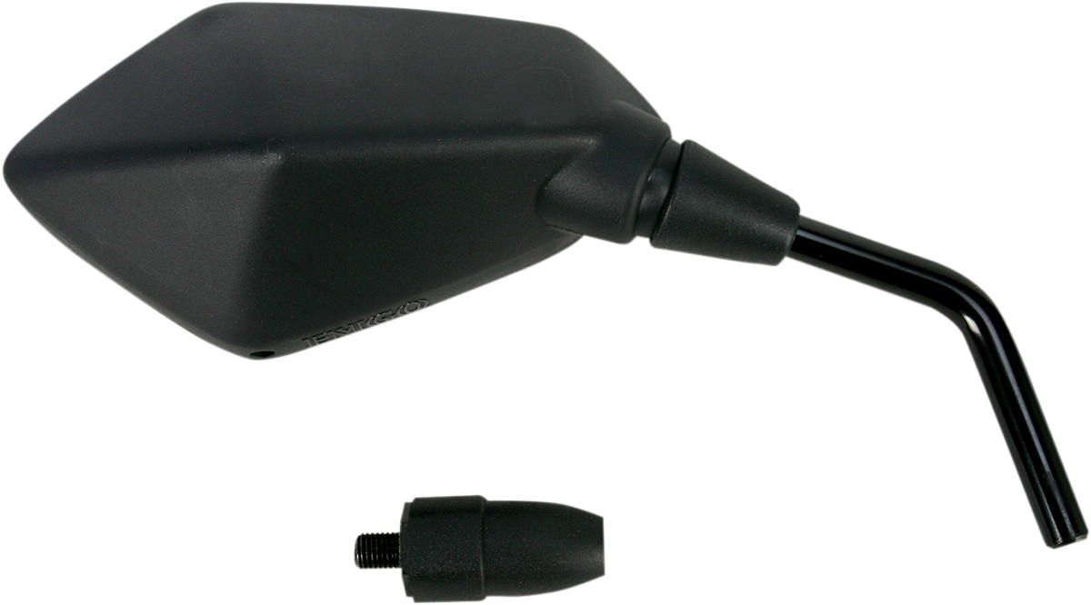 DRAG SPECIALTIES MIRROR OVAL HOTOP FLATBLK