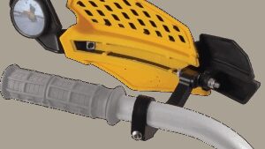 POWERMADD Mirror - Star Series - Side View - Round - Standard - Fixed Mount/Folded-In - Black - Kit