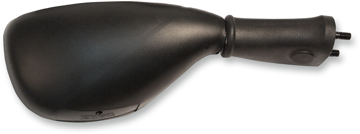 EMGO Mirror - OEM - Replacement - Side View - Oval - Black - Right - Each