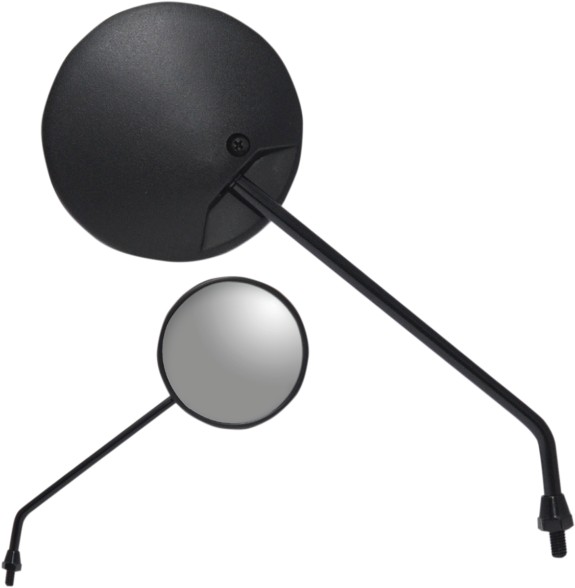 PARTS UNLIMITED Mirror - Scooter - Side View - Round - Black - Left/Right - Each