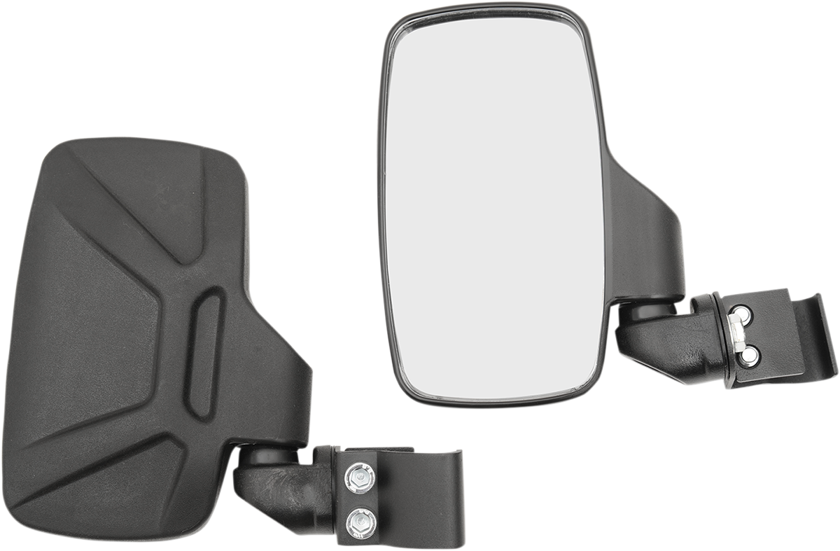MOOSE OFFROAD Mirrors - Side View - Rectangle - Black