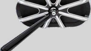 ARLEN NESS Mirror - Side View - Caged Series/10 Gauge - Black - Left