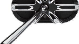 ARLEN NESS Mirror - Side View - Caged Series/Deep Cut - Black - Left