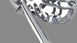 ARLEN NESS Mirror - Side View - Caged Series/Deep Cut - Chrome - Right