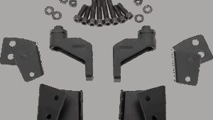 MOOSE OFFROAD Adapters - Mirror - Black - Pro-Fit - Pair