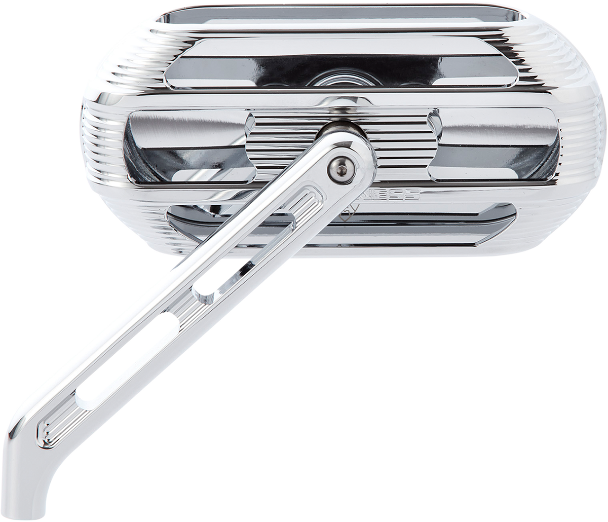 ARLEN NESS Mirror - Sidekick - Side View - Oval - Chrome - Left