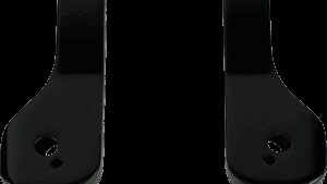 LA CHOPPERS Brackets - Mirror/Drop Down - Black - Pair