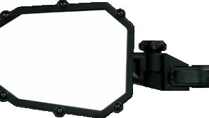 MOOSE OFFROAD Mirror - Side View - Octagon - Black
