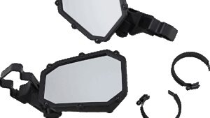 MOOSE OFFROAD Mirror - Elite - Side View - Octagon - Black