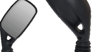 PARTS UNLIMITED Mirrors - Side View - Rectangular - Black - Pair