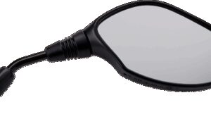 PARTS UNLIMITED Mirror - Side View - Oval - Black - Right