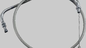 MOTION PRO Armor Coat Stainless Steel Throttle/Idle Cable for Cruisers - Push - 650 V-Star