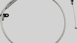 MOTION PRO Armor Coat Stainless Steel Throttle/Idle Cable for Cruisers - Pull - 1100 V-Star