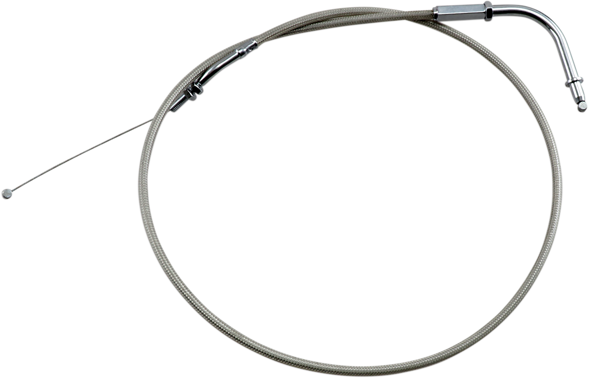 MOTION PRO Armor Coat Stainless Steel Throttle/Idle Cable for Cruisers - Pull - 1600/1700 Road Star