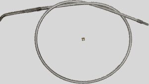 MAGNUM SHIELDING Sterling Chromite II® Braided Throttle Cable for Harley-Davidson - 45-1/2"