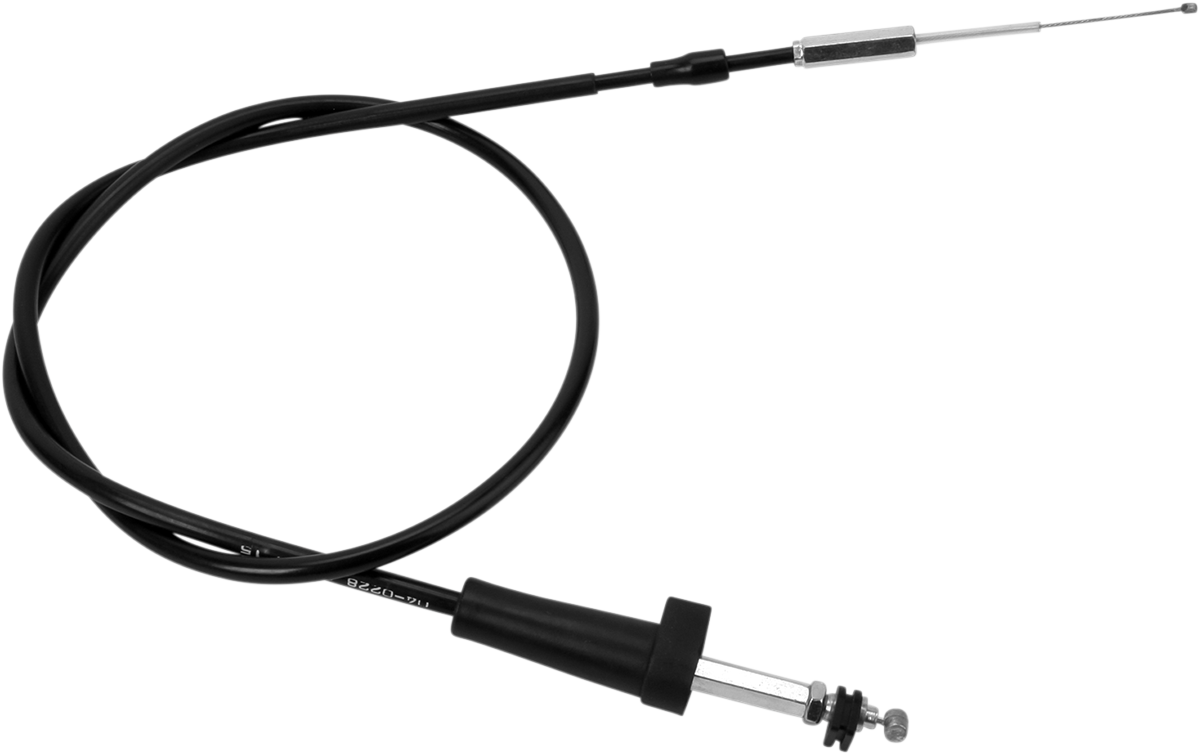 MOTION PRO Black Vinyl Throttle Cable - Pull - '03-'08 Arctic Cat/Kawasaki/Suzuki 400