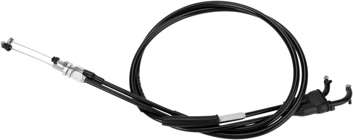 MOTION PRO Black Vinyl Throttle Cable - Push/Pull - '85-'06 Suzuki/Yamaha