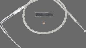 DRAG SPECIALTIES Stainless Braided Throttle Cable - 36-3/4"