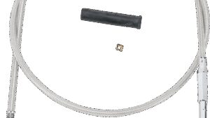 DRAG SPECIALTIES Stainless Braided Throttle Cable - 47-1/2"