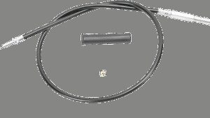 DRAG SPECIALTIES Black Vinyl Throttle Cable - 32-1/2"