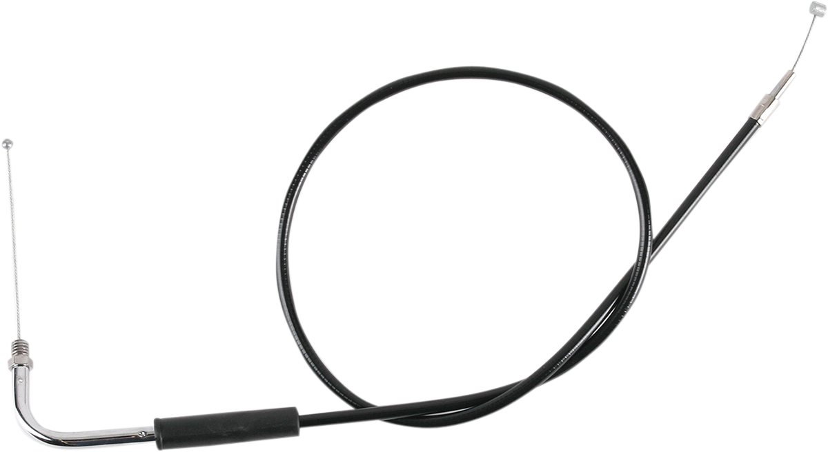 DRAG SPECIALTIES Black Vinyl Throttle Cable - 33"