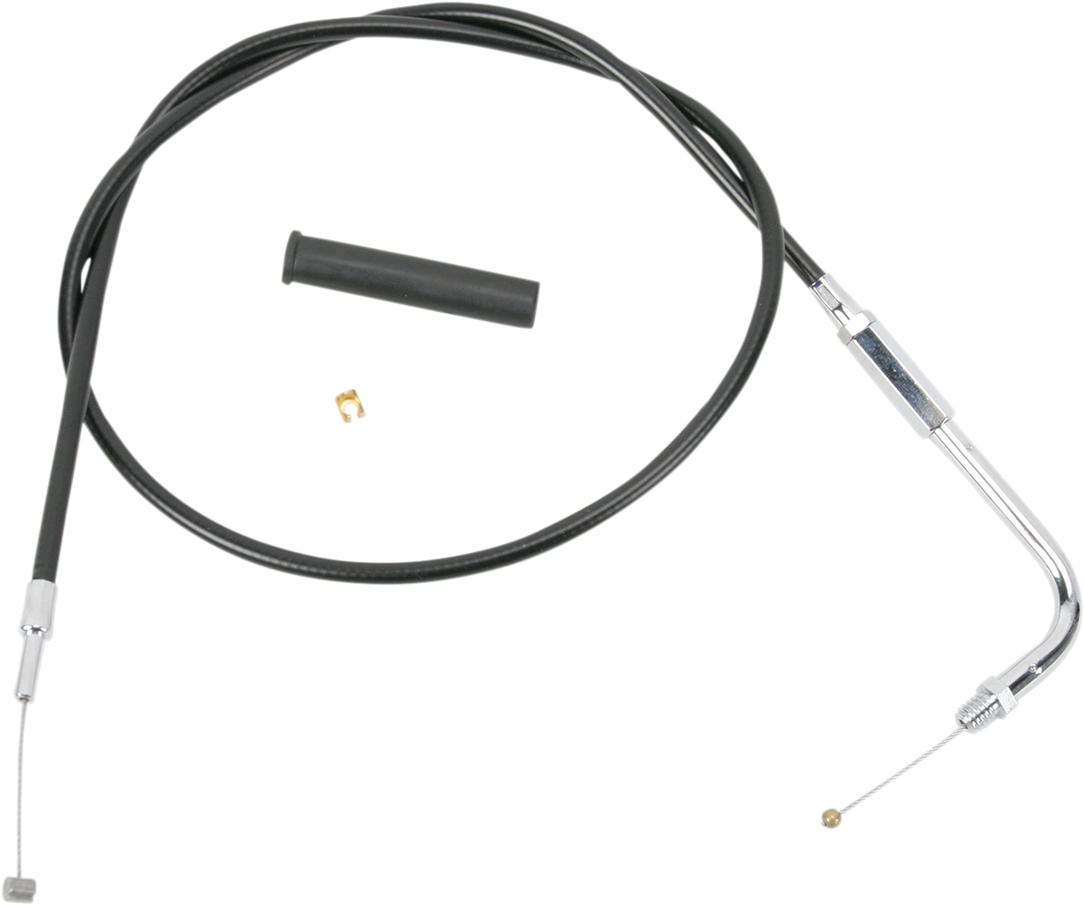 DRAG SPECIALTIES Black Vinyl Throttle Cable - 32-1/2"