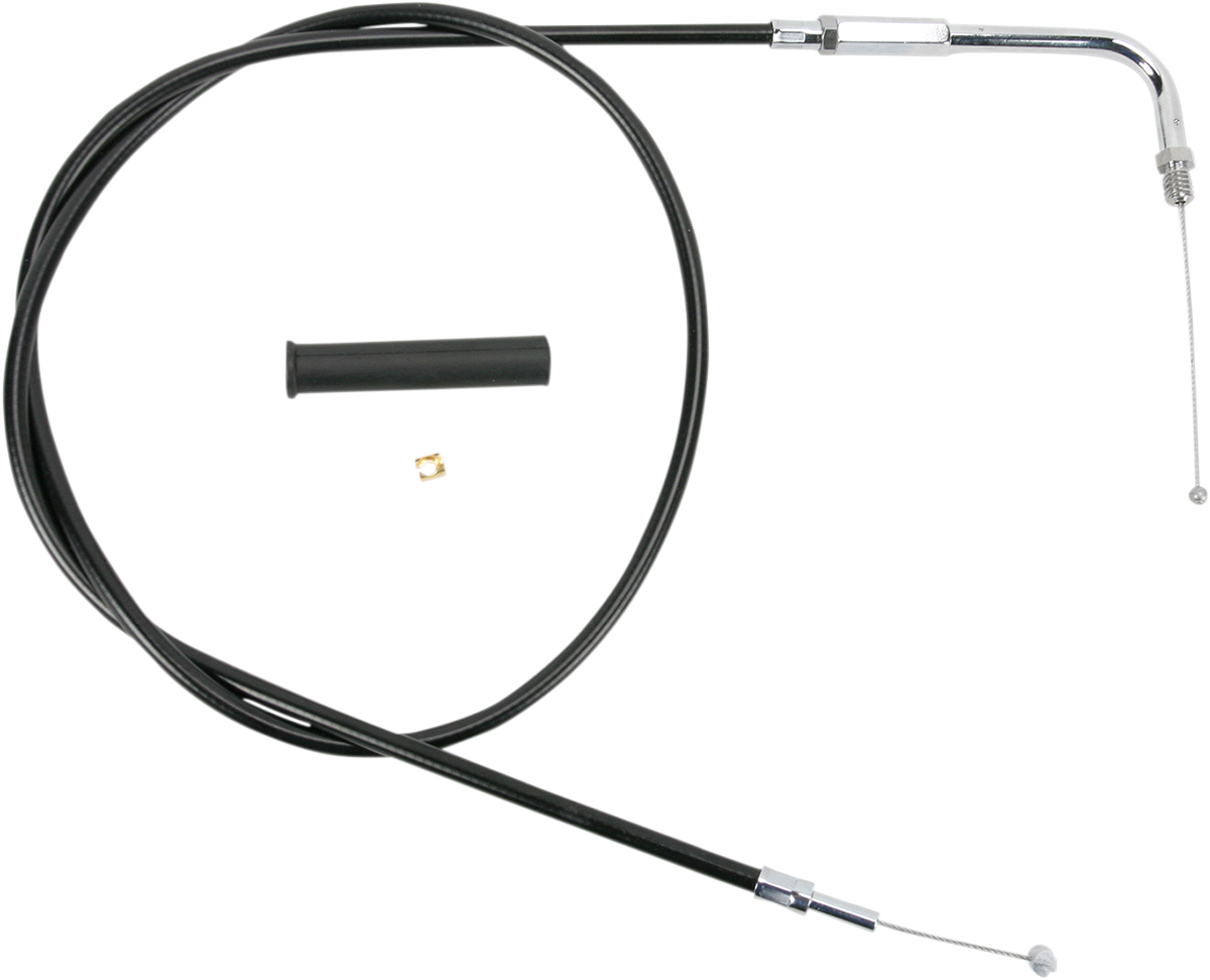 DRAG SPECIALTIES Black Vinyl Throttle Cable - 48"
