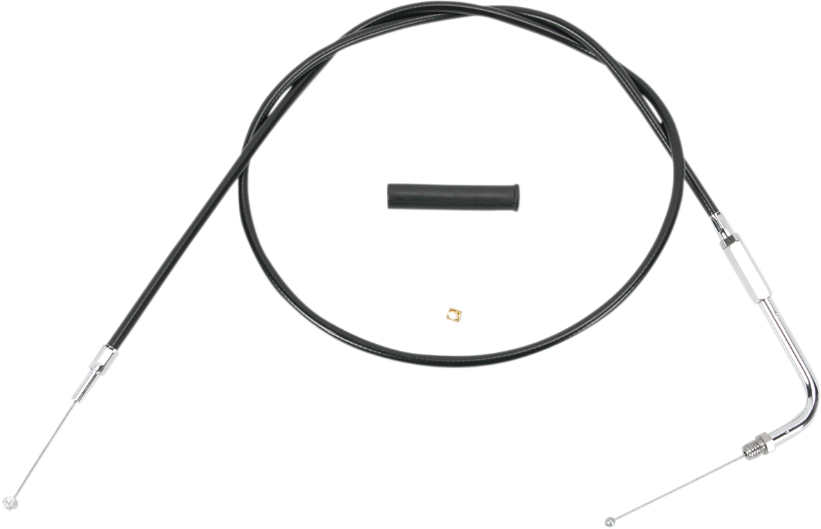 DRAG SPECIALTIES Black Vinyl Throttle Cable - 42"