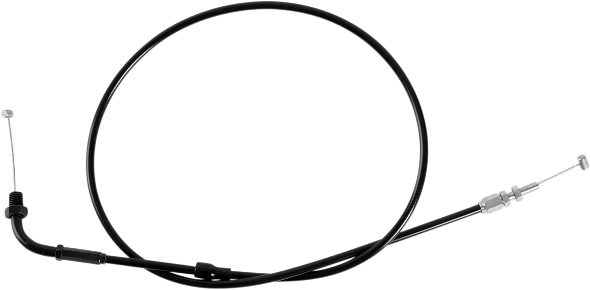 MOTION PRO Black Vinyl Throttle Cable - Pull - '77-'79 Suzuki GS