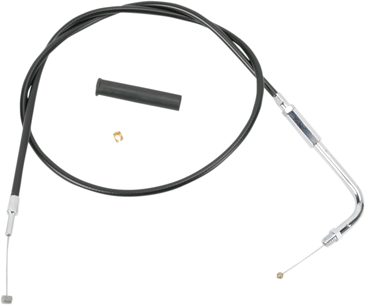 DRAG SPECIALTIES Black Vinyl Throttle Cable - 30"