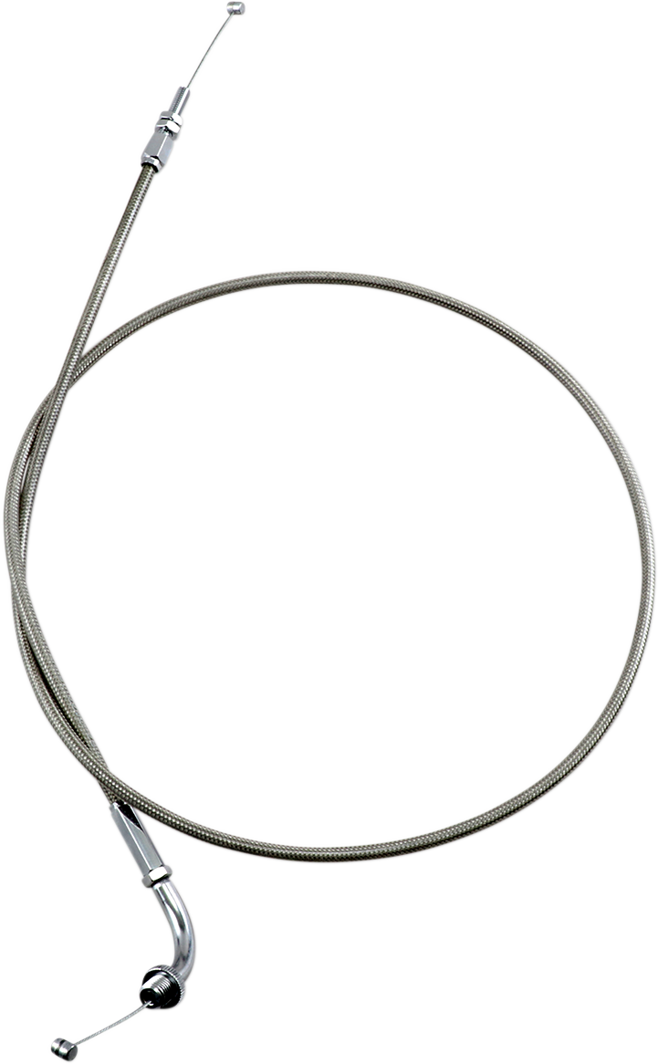 MOTION PRO Armor Coat Stainless Steel Throttle/Idle Cable for Cruisers - VTX1300