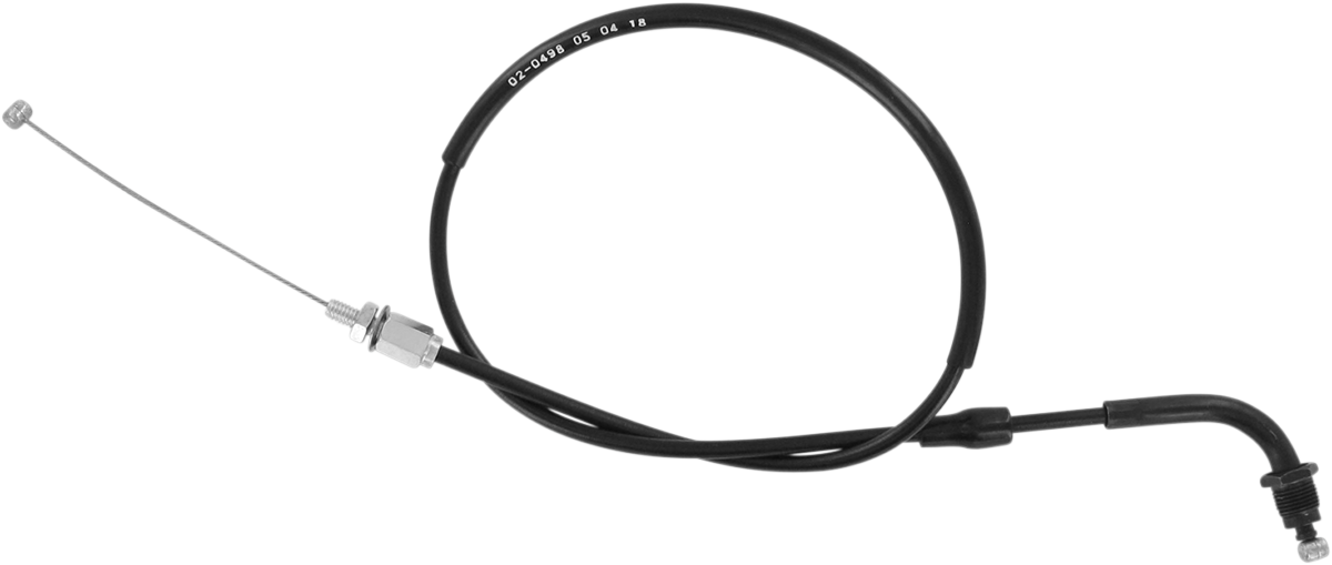MOTION PRO Black Vinyl Throttle Cable - Push - '03-'06 CBR600RR