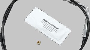 BARNETT Black Vinyl Throttle Cable - +6" Size - 37" Length