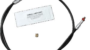 BARNETT Black Vinyl Throttle Cable - +6" Size - 37-1/2" Length