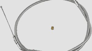 BARNETT Stainless Steel Throttle Cable - '07-'22 Sportster