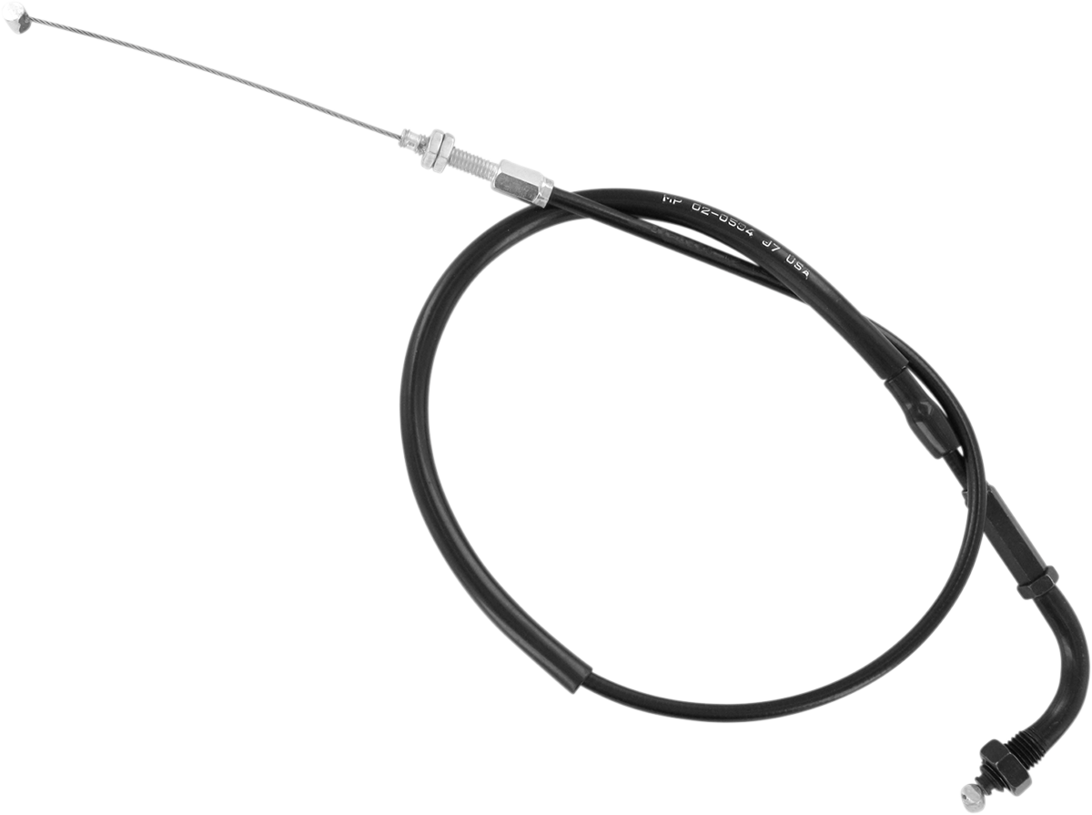 MOTION PRO Black Vinyl Throttle Cable - Pull - '07-'22 CBR600RR