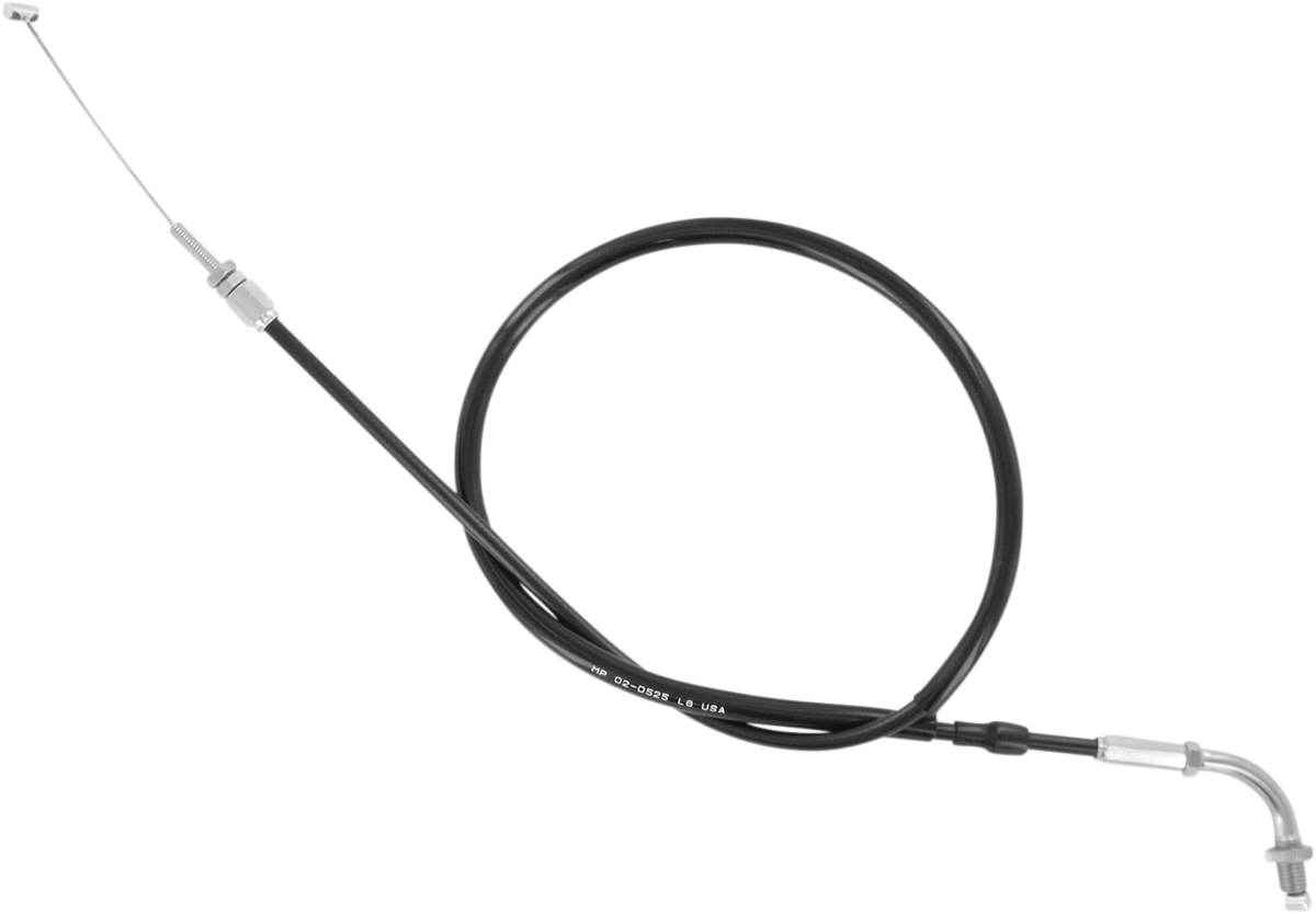 MOTION PRO Black Vinyl Throttle Cable - Pull - '01-'07 VT750DC