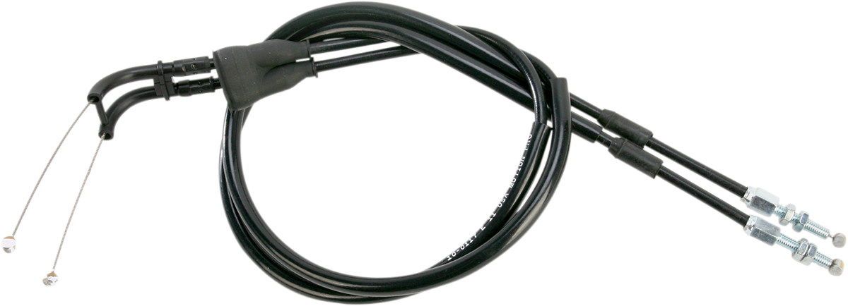 MOTION PRO Black Vinyl Throttle Cable - Push/Pull - '02-'13 Husaberg/Husqvarna/KTM