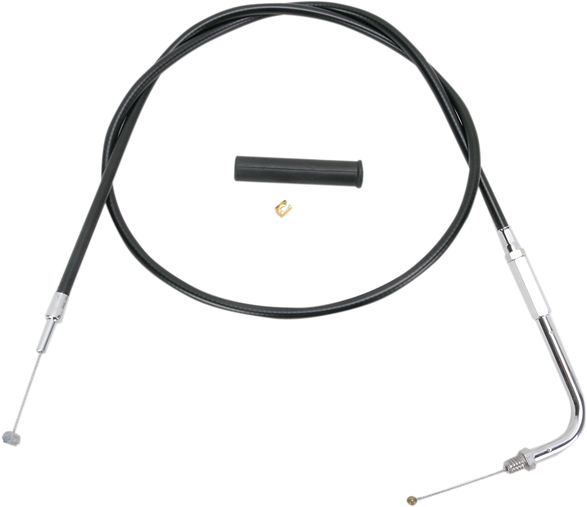 DRAG SPECIALTIES Black Vinyl Throttle Cable - 30"