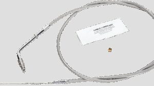 BARNETT Stainless Steel Throttle Cable - +8" - '02-'07 Touring
