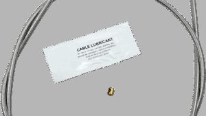 BARNETT Stainless Steel Throttle Cable - +12" - '02-'07 FLH